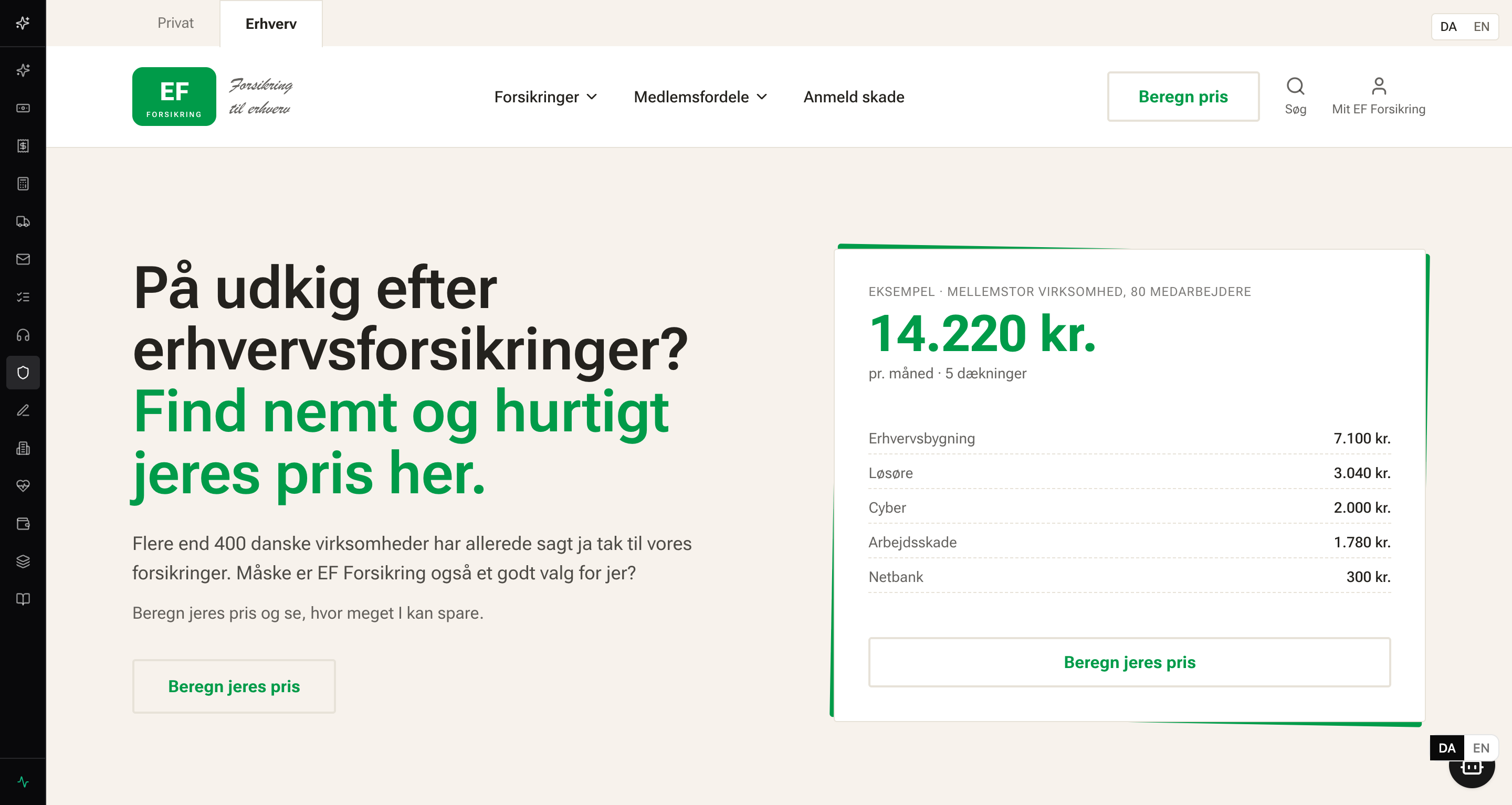 EF Forsikring i Simulant