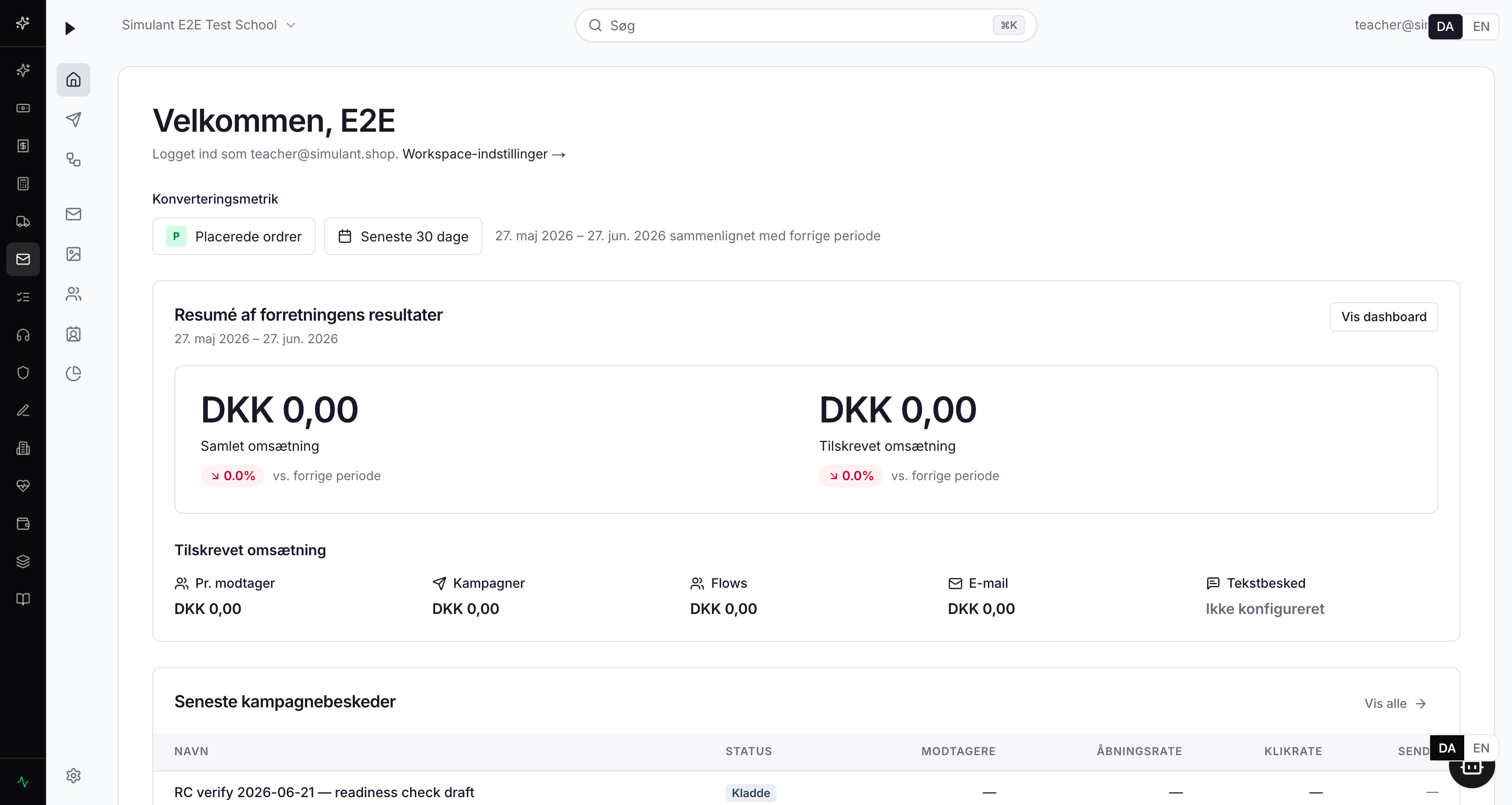 Email-marketing i Simulant Klaviyo